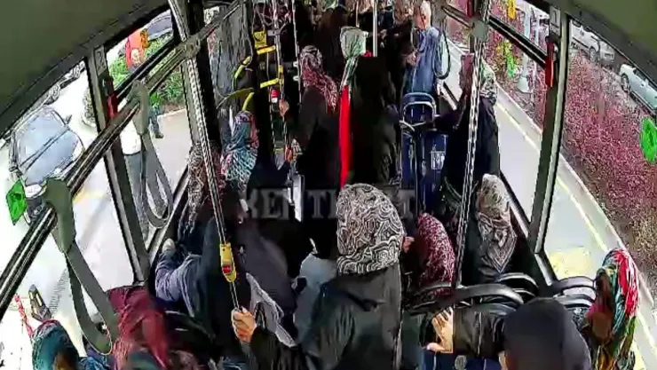 Büyükşehir otobüs şoföründen duyarlı davranış