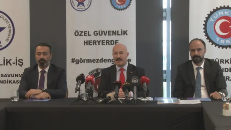 Çağırıcı, özel güvenlik görevlilerinin sorunlarına ilişkin konuştu
