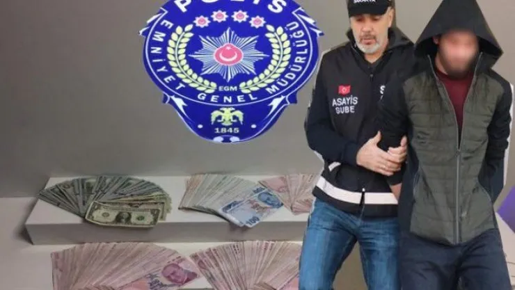 Çaldığı paraları samanlığa saklamış!