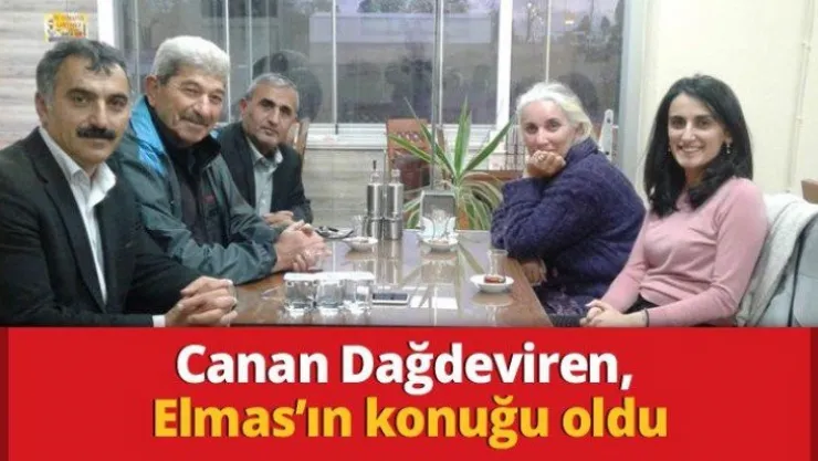 Canan Dağdeviren, Elmas'ın konuğu oldu
