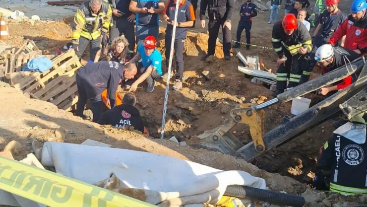 İşçi İnşaat alanında toprak altında kaldı