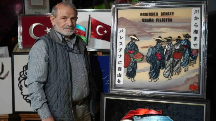 Çivi ve telin ustası: 71 yaşında sanatı yaşatıyor