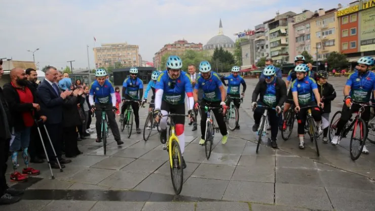 Çölyak için pedal çevirecekler