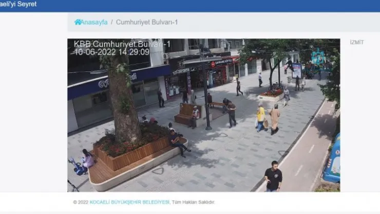 Cumhuriyet Bulvarını izlemek bir tık uzağınızda