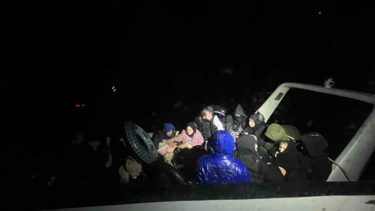 17 düzensiz göçmen kurtarıldı