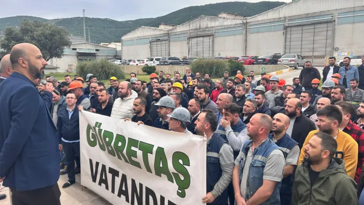 Dev fabrika greve gidiyor