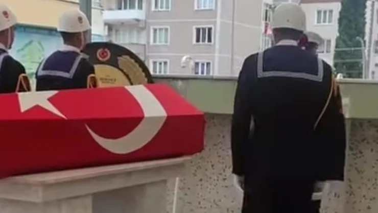 Emekli Astsubay askerî törenle defnedildi