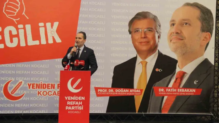 Erbakan, Kocaeli'de konuştu