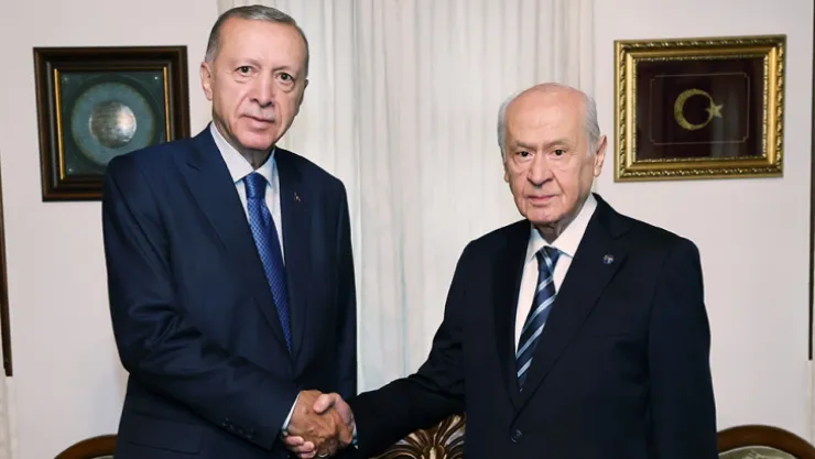 Erdoğan, Bahçeli'yi konutunda ziyaret etti