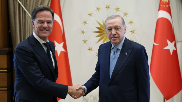 Erdoğan, NATO Genel Sekreteri Rutte'yi kabul etti