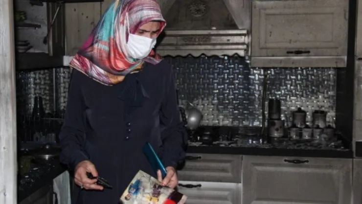 Evini yakan kocasından ölüm tehdidi alan kadın korumaya alındı