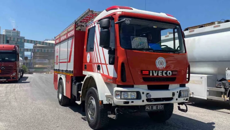 Gübretaş'ta yangın