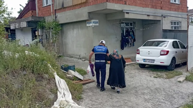 Fatma teyzenin imdadına Zabıta yetişti