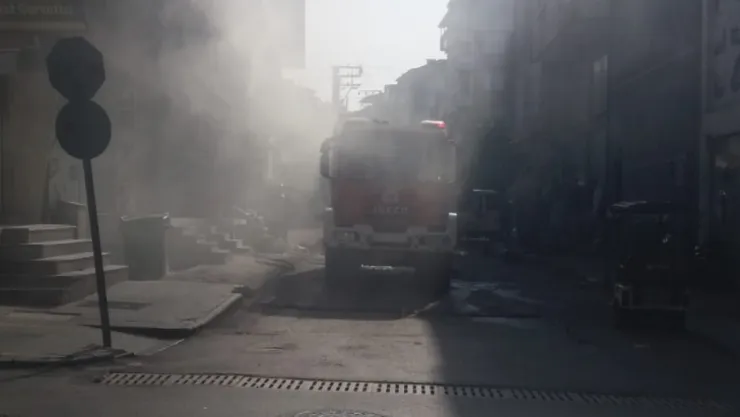 Fırında korkutan yangın