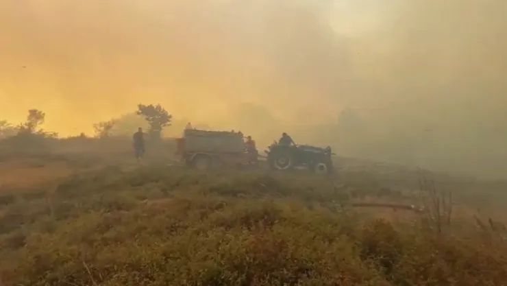 Gebze'deki orman yangını büyüyor