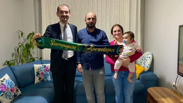 Güney'den, Kocaelisporlu eski kaptana ziyaret