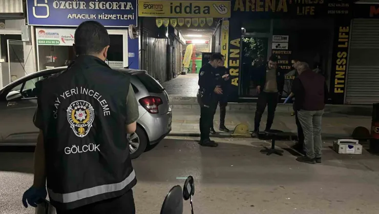 Kocaeli'de iş yerinde silahla vuruldu
