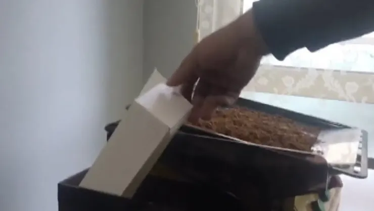 Binlerce  kaçak makaron ele geçirildi