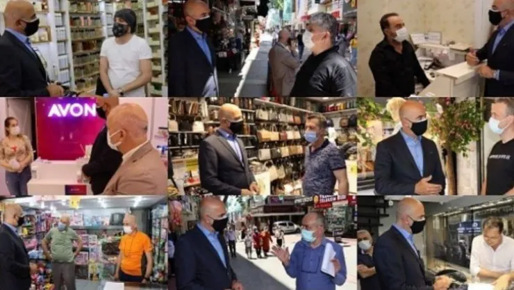 İzmit esnafına hayırlı işler diliyoruz