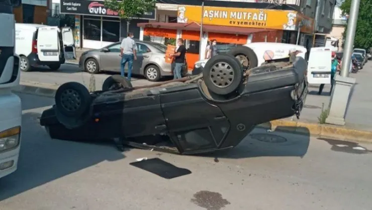 İzmit'te feci kaza!