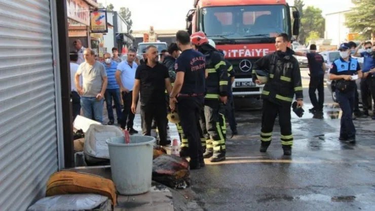 İzmit'te korkutan yangın!
