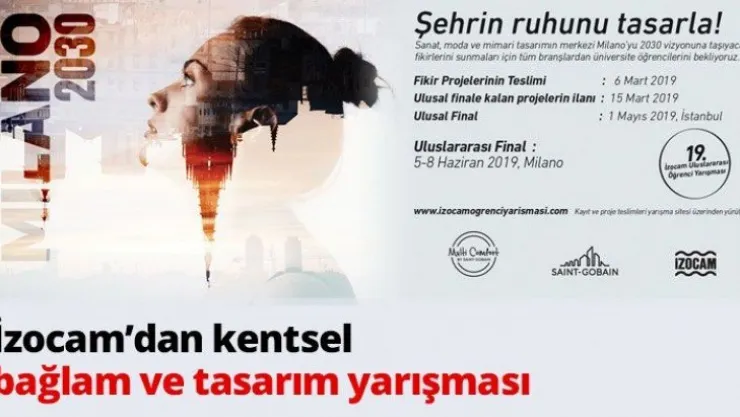 İzocam'dan kentsel bağlam ve tasarım yarışması