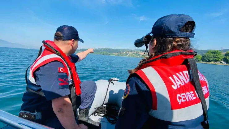 Jandarma Sapanca Gölü'ndeki kontrol ve denetimlerini artırdı