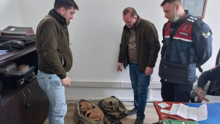 Kaçak keklik avcıları jandarmaya yakalandı
