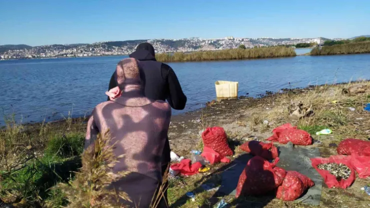 Kaçak midyecilere polisi baskını!