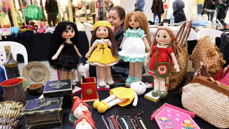 Kadın girişimciler ürünlerini pazarladı