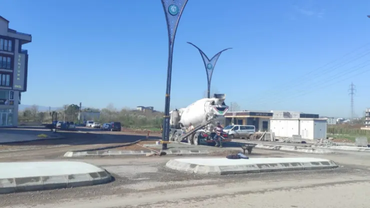 Kartepe Asiller Caddesinde son rötuşlar
