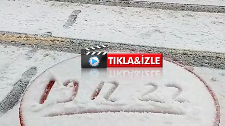Kartepe'de kar yağışı başladı