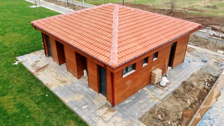 Kartepe Şevkatiye Parkı yapımı hızla sürüyor