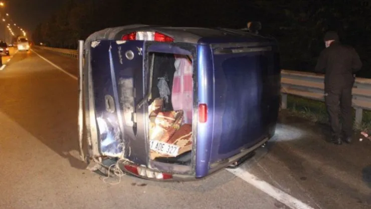 Kartepe'de korkutan kaza: 1 yaralı