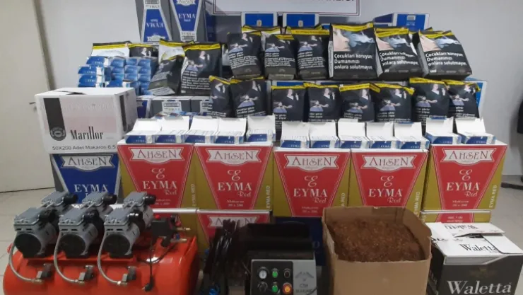 Kocaeli'de 1 milyon makaron ele geçirildi