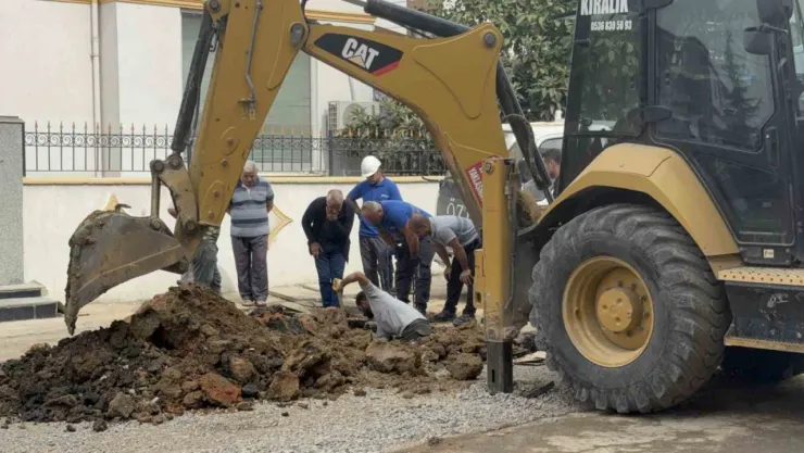 Kocaeli'de doğal gaz borusu delindi