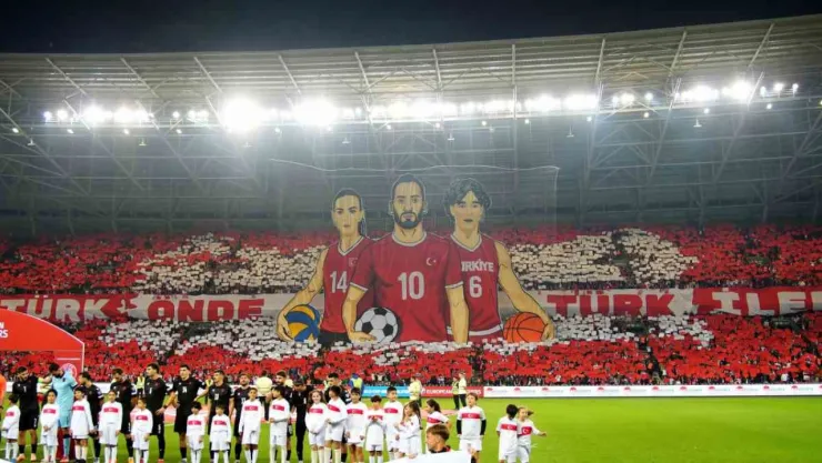 Kocaeli'de milli takıma özel koreografi