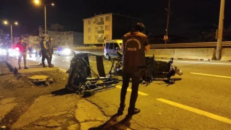 Kocaeli'de otomobil ile kasalı motosiklet çarpıştı! 1 ağır yaralı!