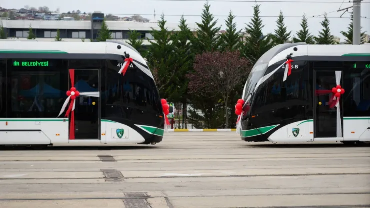 Kocaeli'de tramvay filosu 28 araca yükseldi