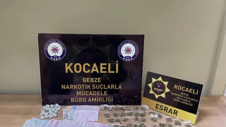 Kocaeli'de uyuşturucu operasyonu: 4 tutuklama