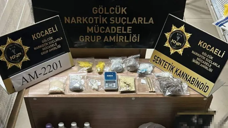Kocaeli'de uyuşturucu operasyonlarında 6 kişi tutuklandı