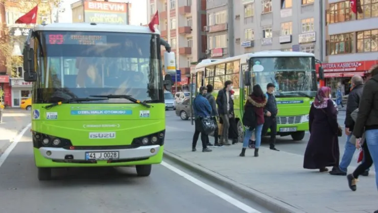 Kocaeli'de zamlı ulaşım bugün başladı!