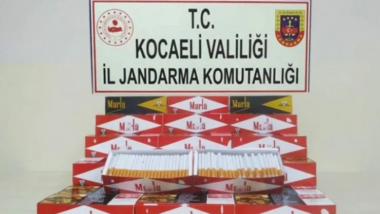 Kocaeli'de 10 bin adet kaçak sigara ele geçirildi