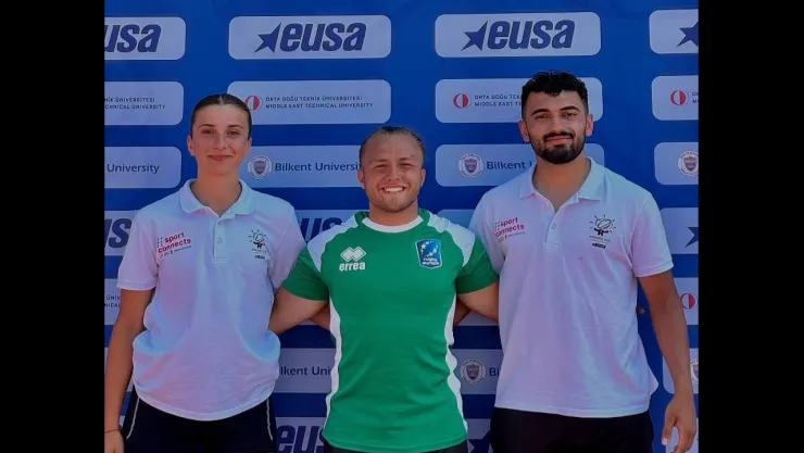 Körfezli sporcular EUSA Şampiyonası'nda hakemlik yaptı