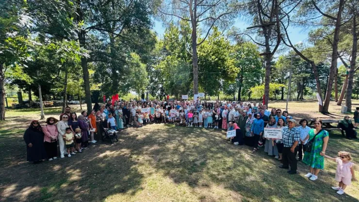 Koruyucu aile gününde bir araya geldiler