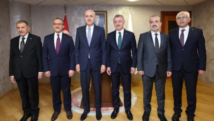 Kurtulmuş'tan Büyükşehir'e ziyaret