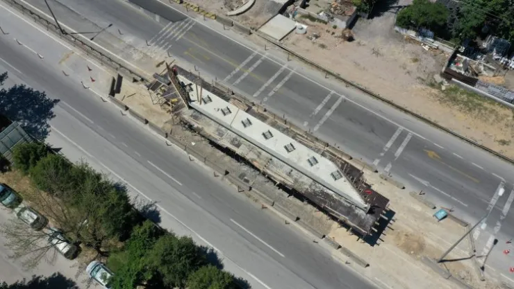 Kuruçeşme Tramvay Hattında kiriş imalatı için gün sayılıyor