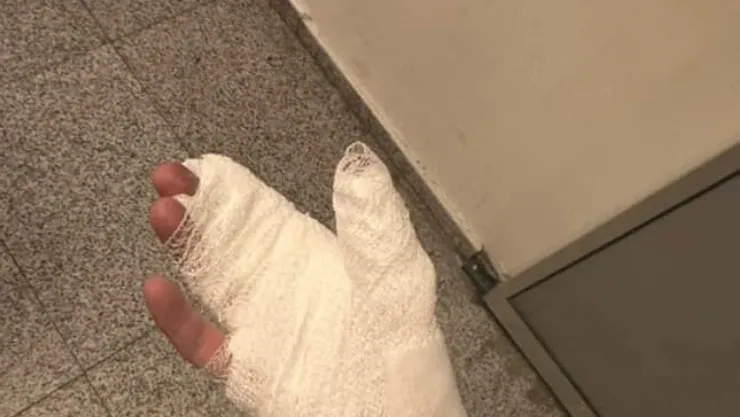 Kutlamalar meşale yanığıyla bitti