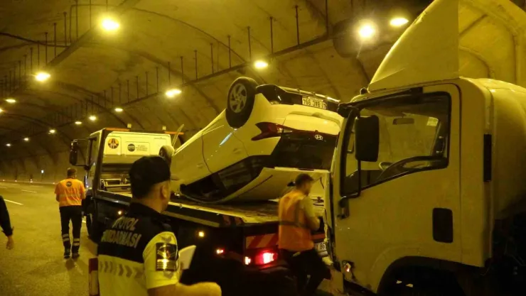 Kuzey Marmara'da otomobil takla attı: 1 yaralı