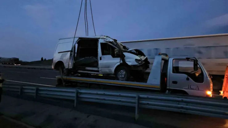 Kuzey Marmara Otoyolu'nda kaza: 1 yaralı